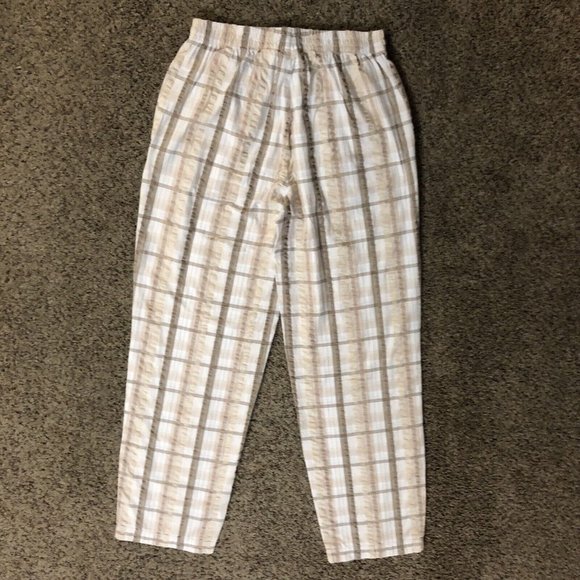 Chadwicks Pants Womens S Used Brown Plaid - Picture 4 of 16